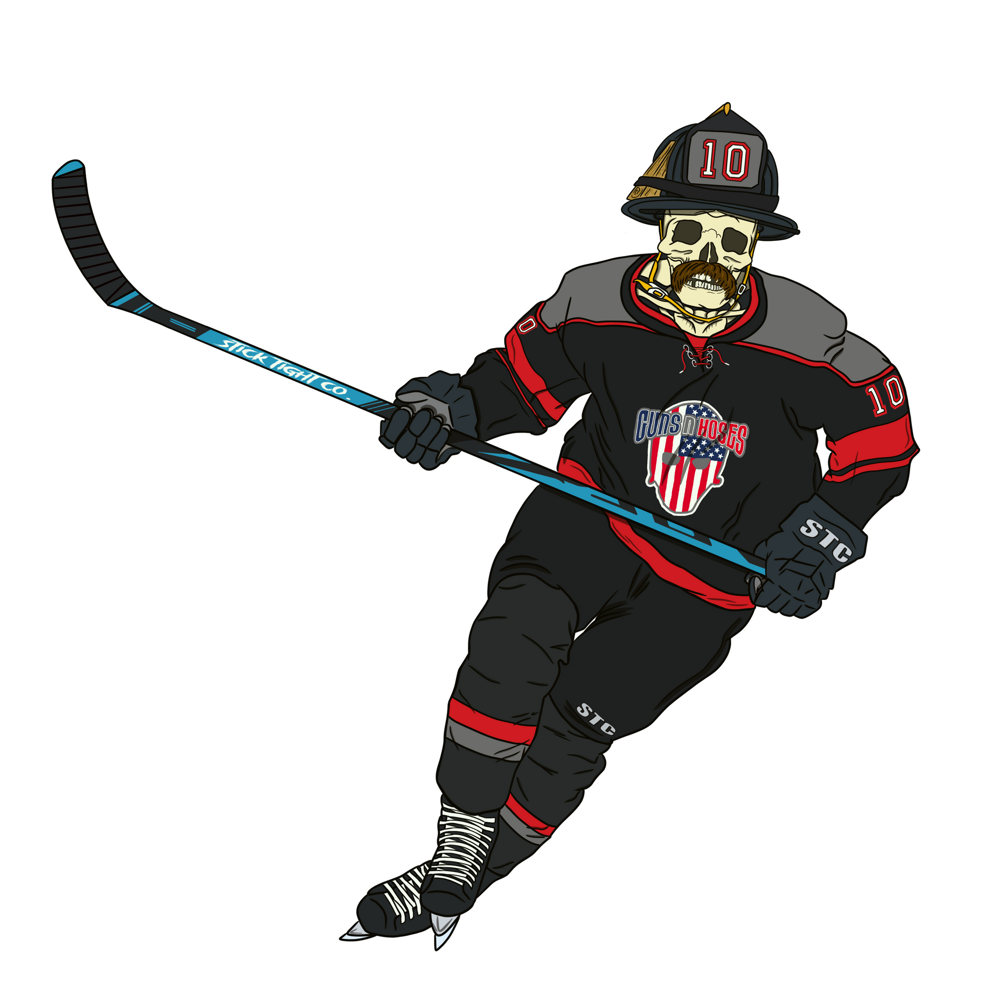Stick Tight “Guns-N-Hoses” player