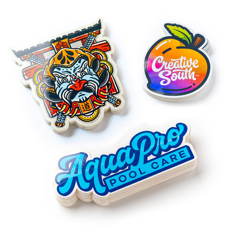 Custom Vinyl Stickers - Circle, Square, Rounded, and Die-Cut
